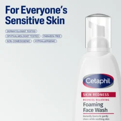 cetaphil foaming face wash for redness prone