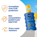 nivea kids protect and care coloured spray