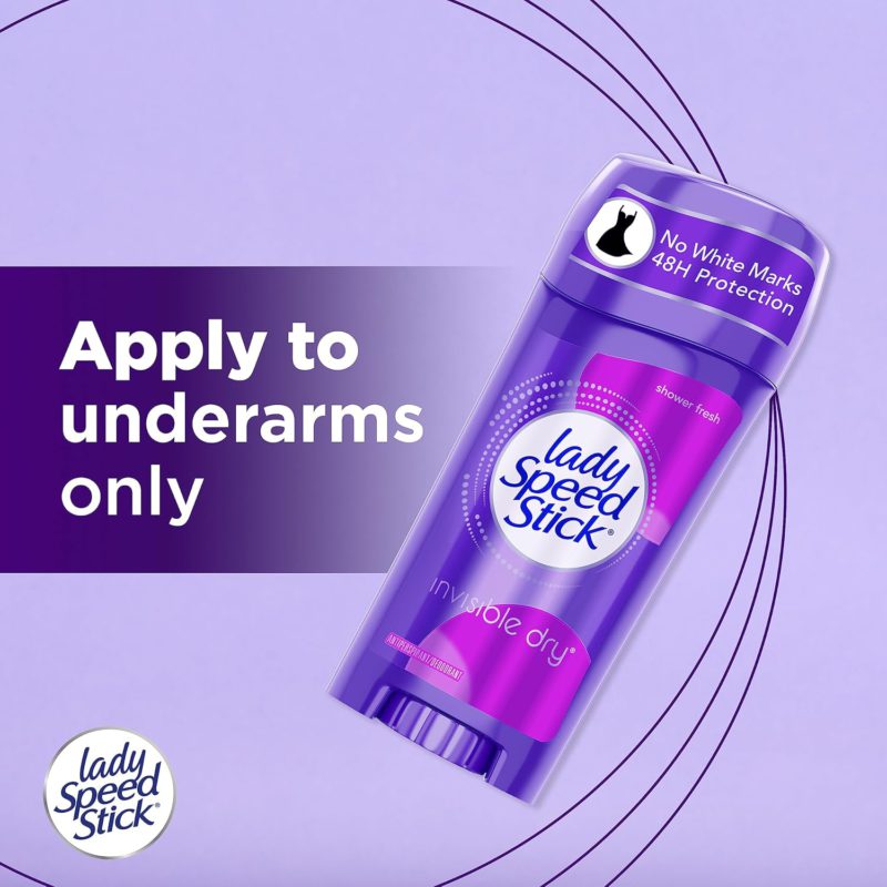 lady speed stick invisible dry shower fresh