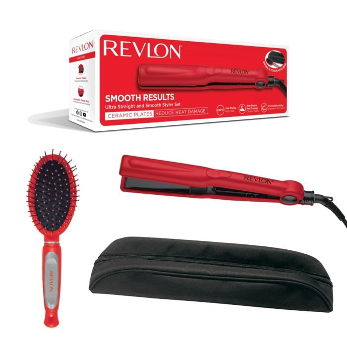 Revlon - Ultra Straight and Smooth Styler Set - RVST2176GPUK - RVST2176GPUK revlon ultra straight and smooth rvst2176gpuk | revlon ultra straight and smooth styler set