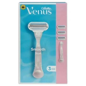 Gillette Venus - 3 Smooth Start Razor 3up
