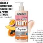 soap and glory call of fruity body lotion