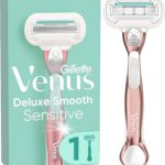 Gillette Venus - Deluxe Smooth Sensitive Rose Gold Women's Razor + 1 Razor Blade