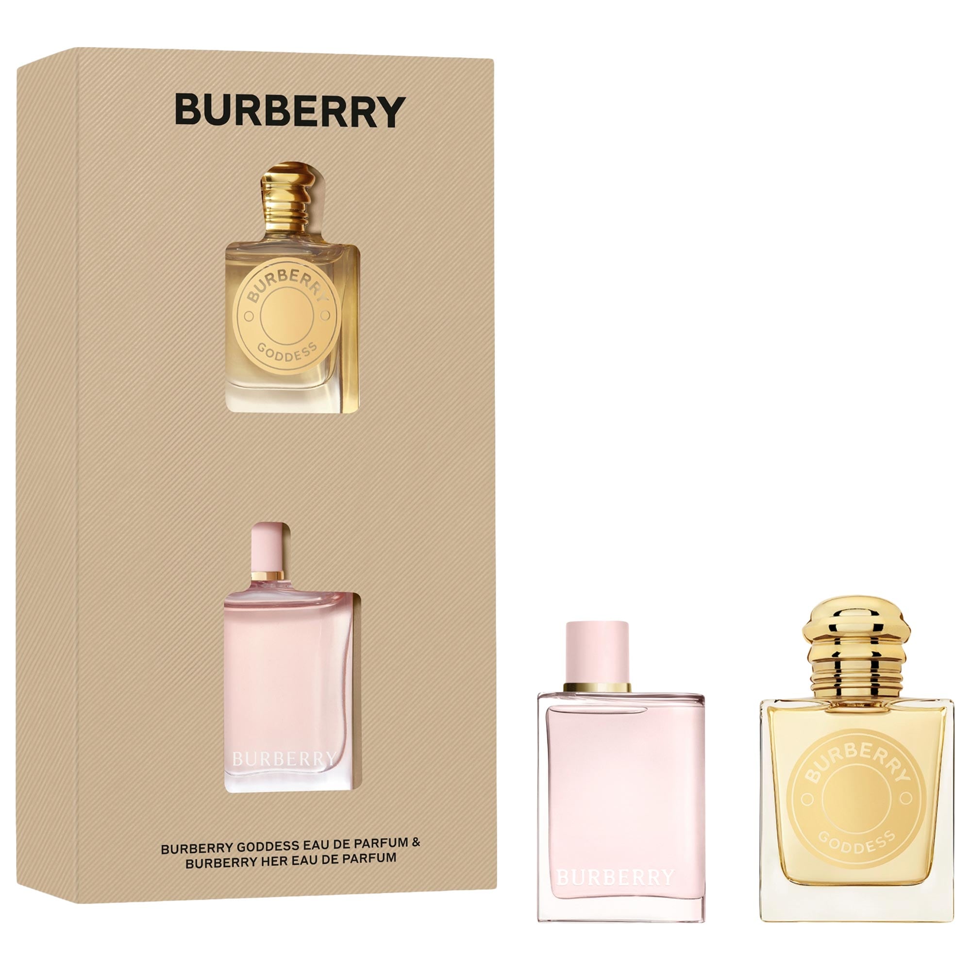 Burberry - Mini Her & Goddess Perfume Duo Set - burberry mini her and goddess perfume duo set