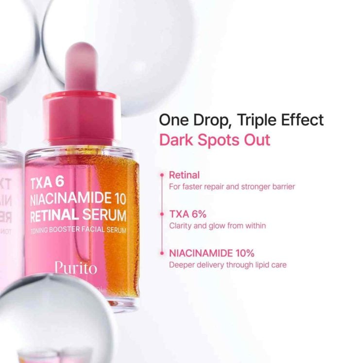 Purito - Seoul Txa 6 Niacinamide 10 Retinal Serum - 30ml - 30ml Purito - Seoul Txa 6 Niacinamide 10 Retinal Serum - 30ml - Image 1