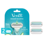 Gillette Venus - Smooth Sensitive Women's Razor - 1 Handle + 2 Blade Refills