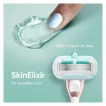 Gillette Venus - Deluxe Smooth Sensitive Rose Gold Women's Razor + 1 Razor Blade - Image 3