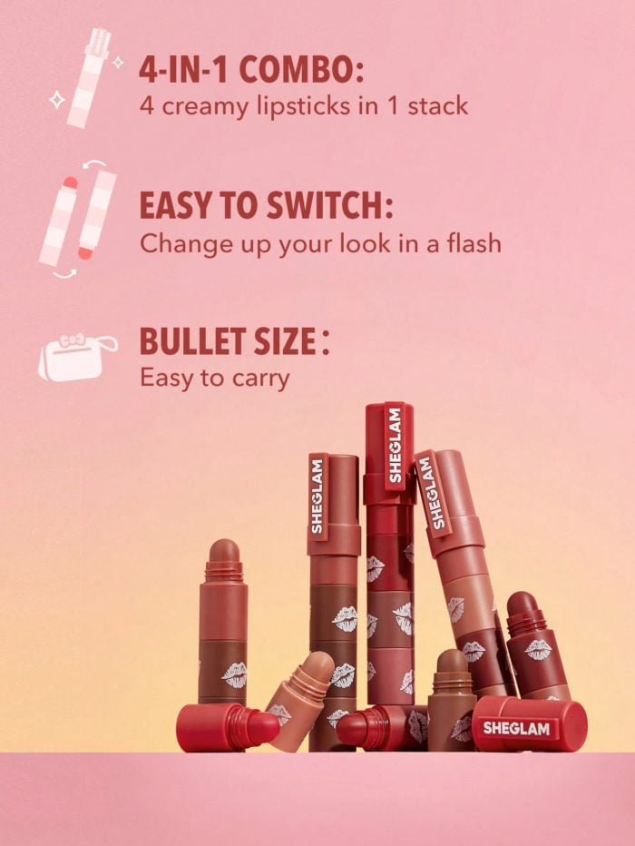 168783695825361465ea0d9e1700a531520c607c34 Sheglam - Mega Lip Stacks - Image 1