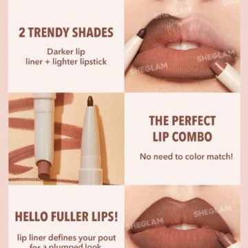 Sheglam - Glam 101 Lipstick & Liner Duo
