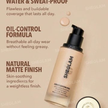Sheglam - Complexion Pro Long Lasting Breathable Matte Foundation