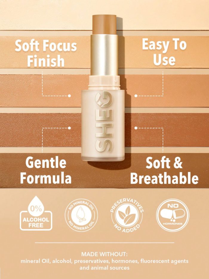 17164466789290e5392e8dde611465ca68c4d63960 Sheglam - Skin Magnet High Coverage Foundation Stick - Image 1