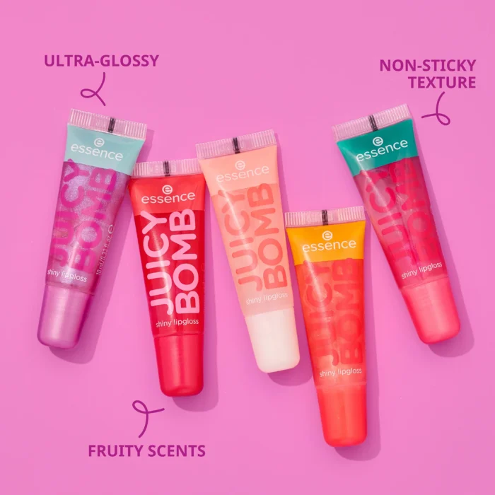 9a909778-9091-4def-9800-b67723300168.a85d1b7d9e76146430db8f69ce67b318 Essence - Juicy Bomb Shiny Lip Gloss is a variable lip gloss with confirmed Lovely Litchi and Witty Watermelon options for glossy lip looks. - Lavishta