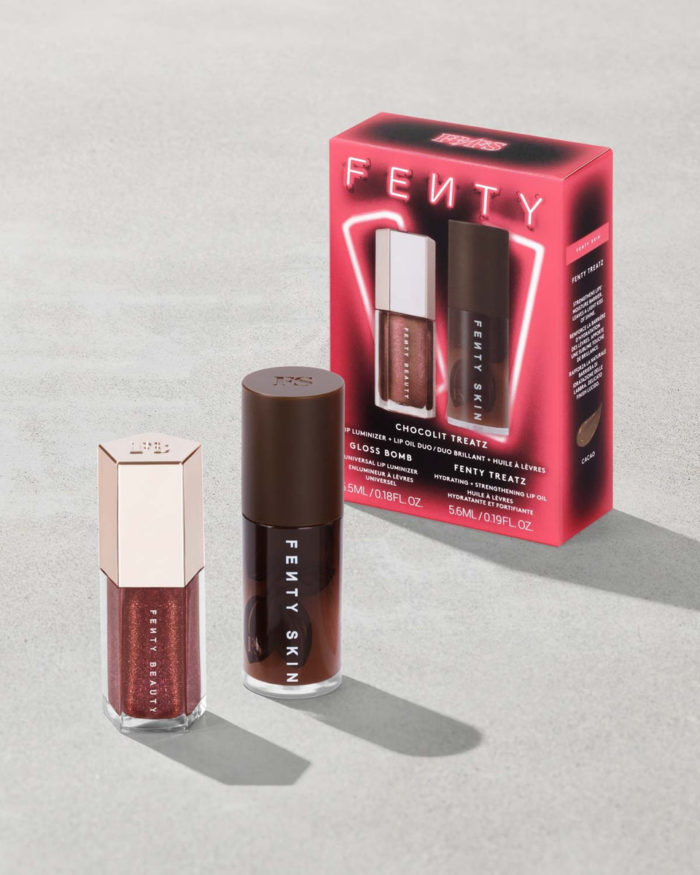 Fenty Beauty - Chocolit Treatz Lip Luminizer + Lip Oil Duo - Fenty Beauty - Chocolit Treatz Lip Luminizer + Lip Oil Duo - Image 1