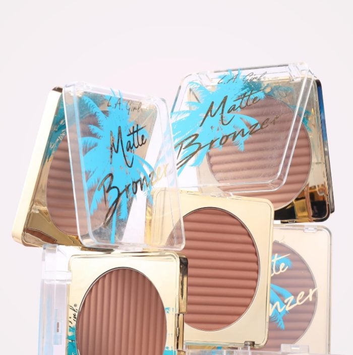 Screenshot_15-4-2026_23013_www.instagram.com L.a Girl - Matte Bronzer is a variable face bronzer with two confirmed shades, helping add matte warmth and soft definition to complexion makeup. - Lavishta