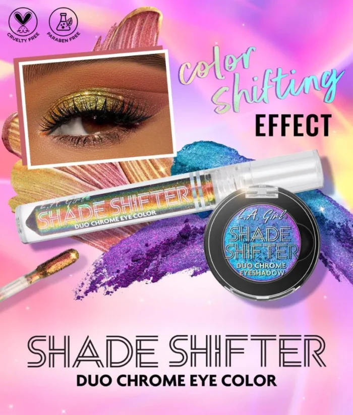 glamour-us-la-girl-shade-shifter-duo-chrome-eye-color-makeup-druzy-ges241-704615 L.a Girl - Shade Shifter Duo Chrome Eye Color is a variable duochrome eyeshadow with four confirmed shades for shifting color accents and dimensional eye looks. - Lavishta