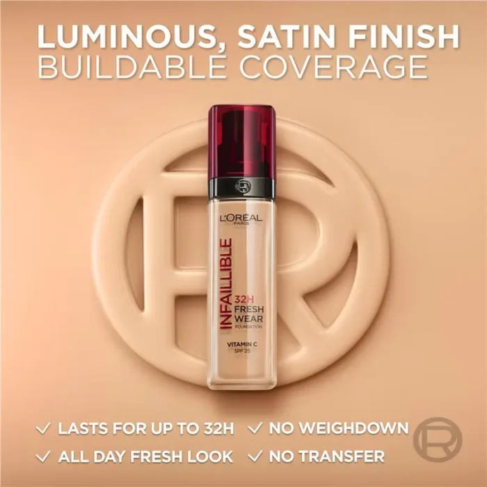 njniu Loreal Paris - Infaillible 32H Fresh Wear Foundation - Image 1