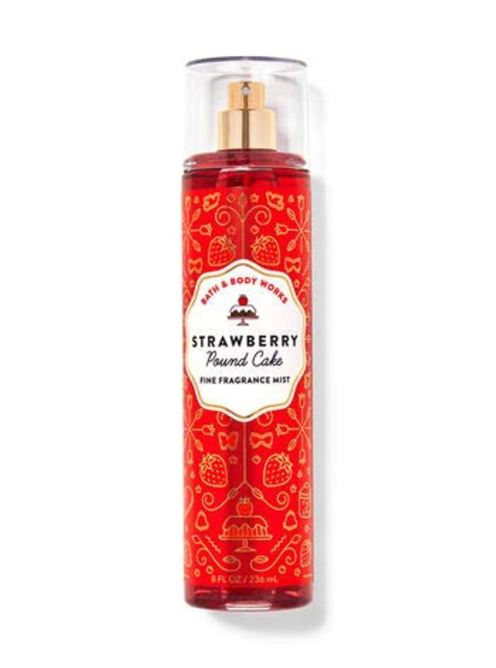 51Fg85c9gJL._SL1500_ Bath & Body - Fine Fragrance Mist - Strawberry Pound Cake 236ml - Image 1