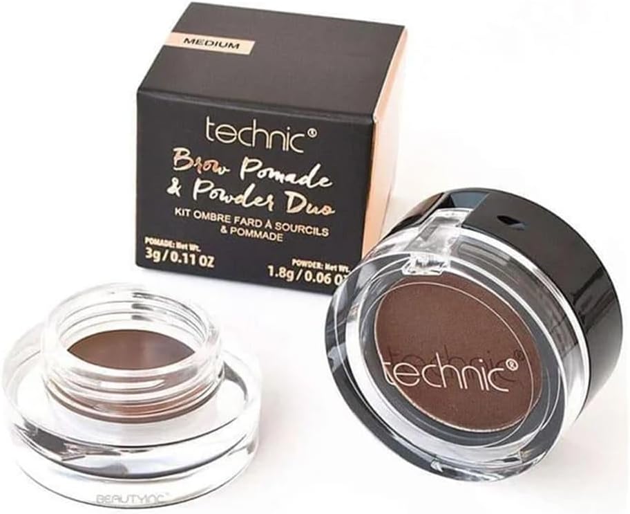 51Lruk6GUOL._AC_SL1440_ Technic - Brow Pomade & Powder Duo - Medium - Image 1