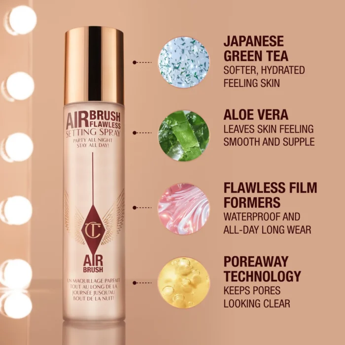 Charlotte Tilbury - Airbrush Flawless Setting Spray ( Without pack ) - 34 ML - 34 ML Charlotte Tilbury - Airbrush Flawless Setting Spray ( Without pack ) - 34 ML - Image 1