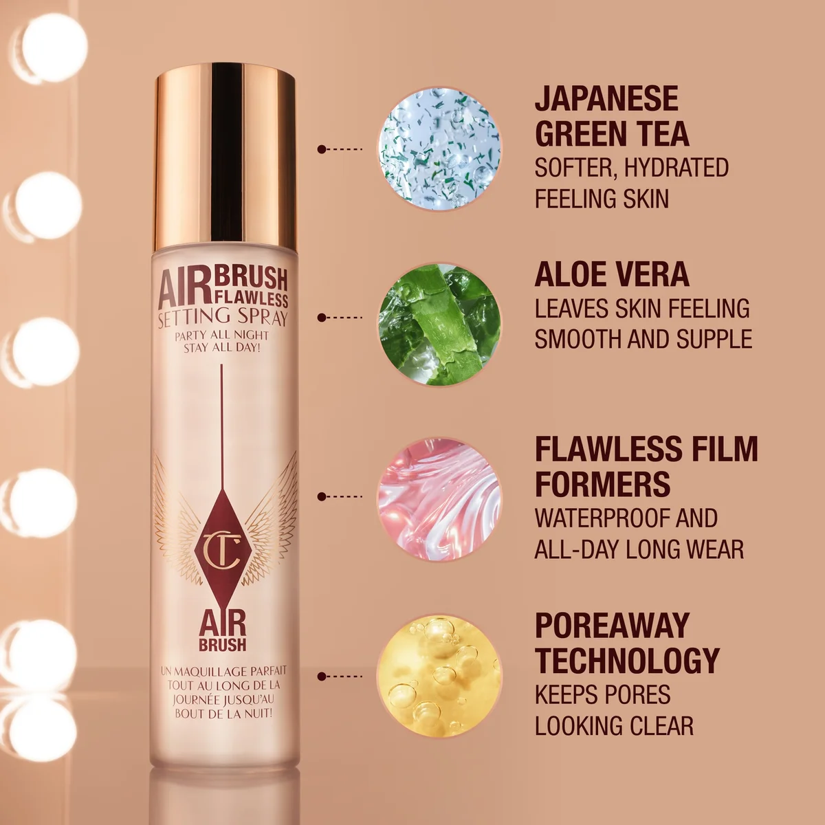 Charlotte Tilbury - Airbrush Flawless Setting Spray ( Without pack ) - 34 ML - 34 ML Charlotte Tilbury - Airbrush Flawless Setting Spray ( Without pack ) - 34 ML - Image 1