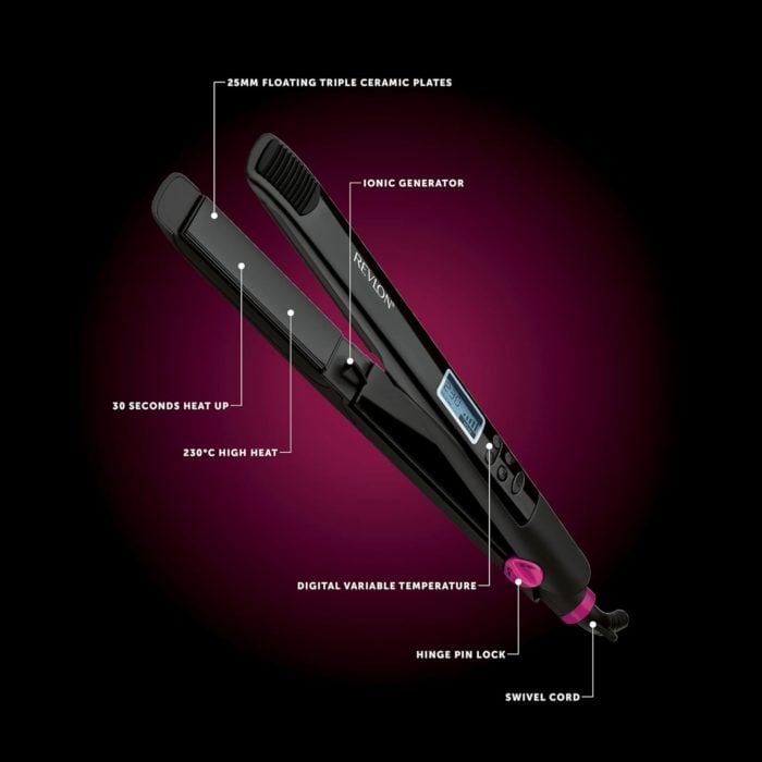 Revlon - RVST2165UK Perfect Straight 230 Digital Styler - RVST2165UK - RVST2165UK Revlon - RVST2165UK Perfect Straight 230 Digital Styler - RVST2165UK - Image 1