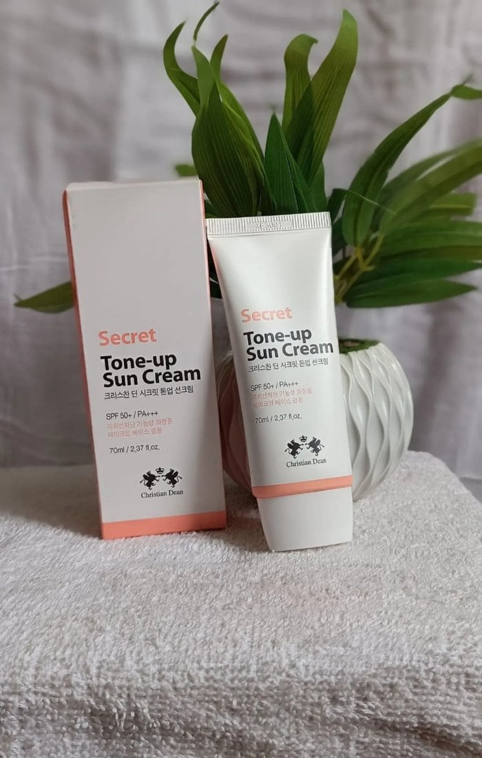 Christian Dean - Secret Tone-up Sun Cream Spf 50+ Pa+++ - 70ml - 70ml Christian Dean - Secret Tone-up Sun Cream Spf 50+ Pa+++ - 70ml - Image 1