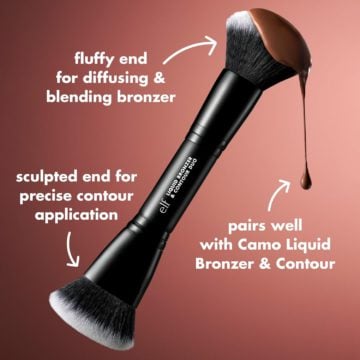 Elf - Liquid Bronzer & Contour Duo Brush