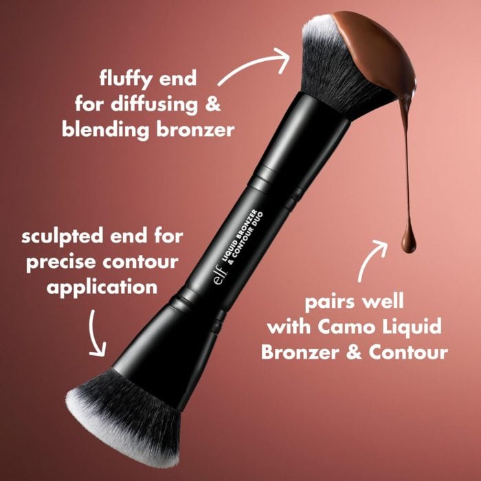 715EM34NNtL._SL1500_ Elf - Liquid Bronzer & Contour Duo Brush - Image 1