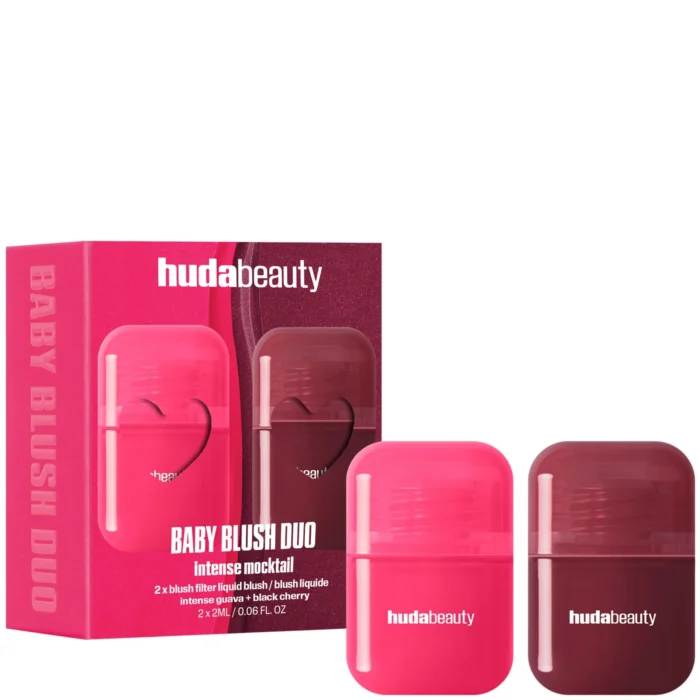 Huda Beauty - Baby Blush Intense Mocktail Duo Kit - Black Cherry + Intense Guava - Black Cherry + Intense Guava Huda Beauty - Baby Blush Intense Mocktail Duo Kit - Black Cherry + Intense Guava - Image 1