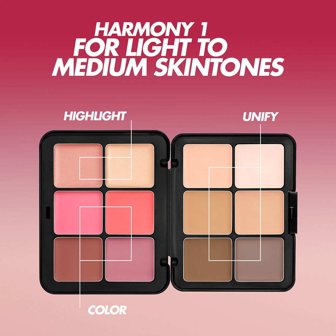 Make Up For Ever - HD Skin Face Essentials Palette - Harmony 1 - Harmony 1 Make Up For Ever - HD Skin Face Essentials Palette - Harmony 1 - Image 1