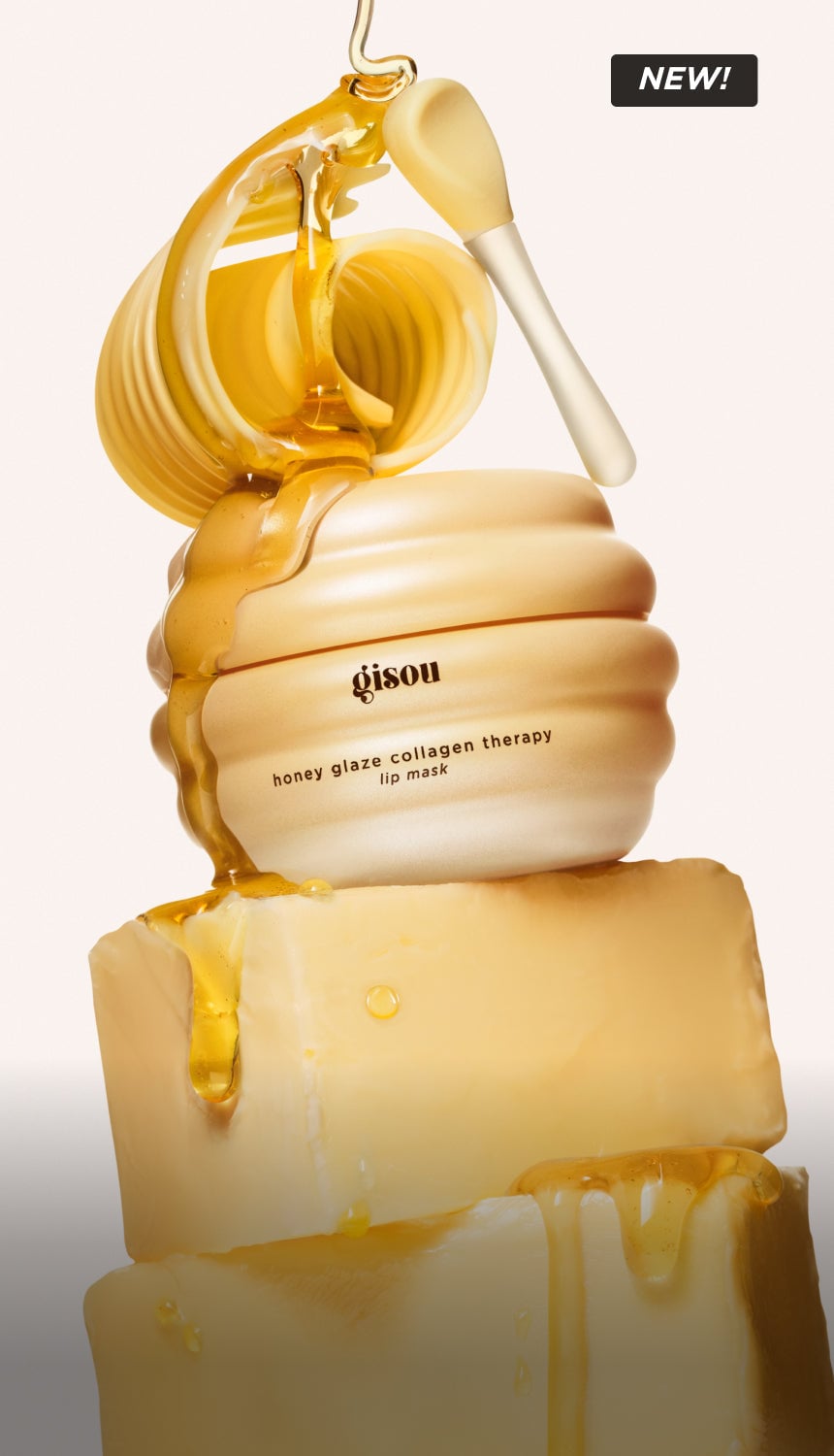 Gisou - Honey Glaze Collagen Therapy Lip Mask - 15g - 15g Gisou - Honey Glaze Collagen Therapy Lip Mask - 15g - Image 1