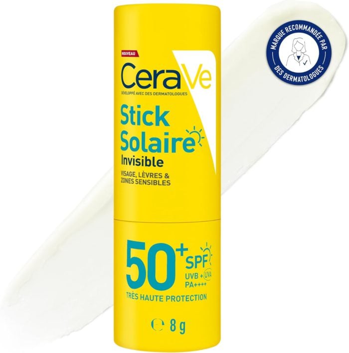 CeraVe - Invisible Sun Stick SPF50+ - 8g - 8g CeraVe - Invisible Sun Stick SPF50+ - 8g - Image 1