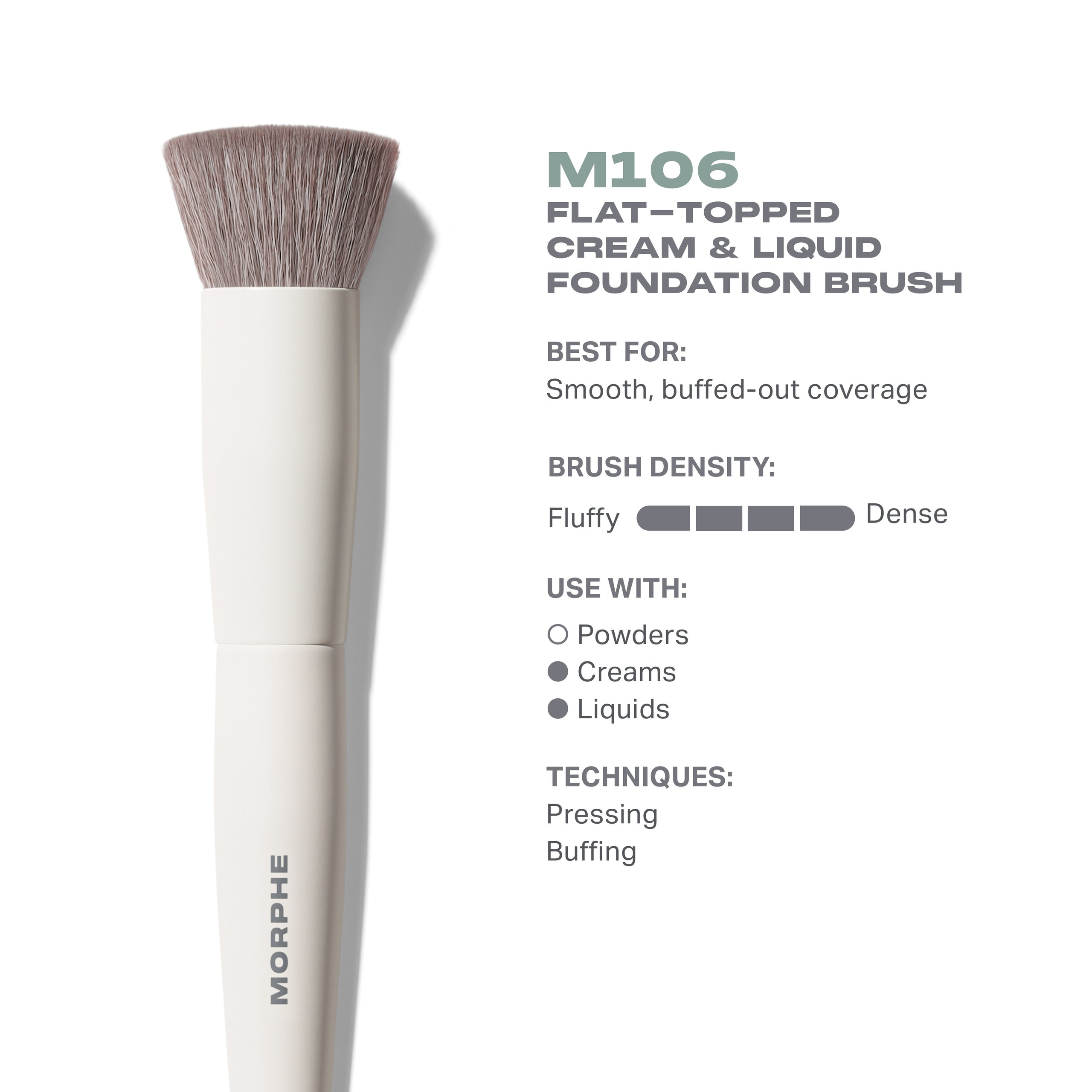 Morphe - M106 Flat-Topped Foundation Brush - Morphe - M106 Flat-Topped Foundation Brush - Image 1