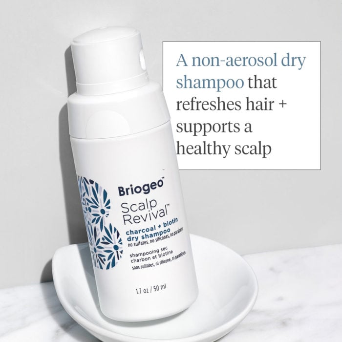 Briogeo - Scalp Revival Charcoal + Biotin Dry Shampoo - 50g - 50g Briogeo - Scalp Revival Charcoal + Biotin Dry Shampoo - 50g - Image 1