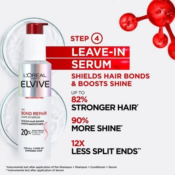 Loreal Paris - Elvive 20% Bond Repair Leave-In Serum - 150ml - 150ml Loreal Paris - Elvive 20% Bond Repair Leave-In Serum - 150ml - Image 1