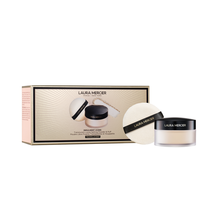 Laura Mercier - Indulgent Icons Translucent Loose Setting Powder + Puff - Laura Mercier - Indulgent Icons Translucent Loose Setting Powder + Puff - Image 1