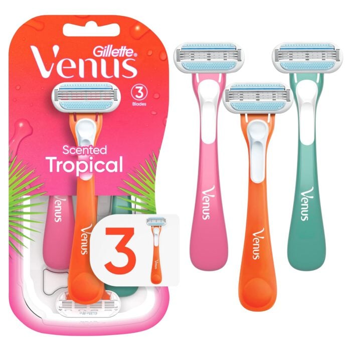 Gillette Venus - Tropical Disposable Razors Gillette Venus - Tropical Disposable Razors, 3 pcs - Image 1