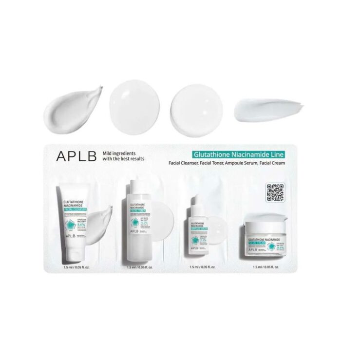 Aplb - Glutathione Niacinamide Skin 4 Types Sachet Set - Aplb - Glutathione Niacinamide Skin 4 Types Sachet Set - Image 1