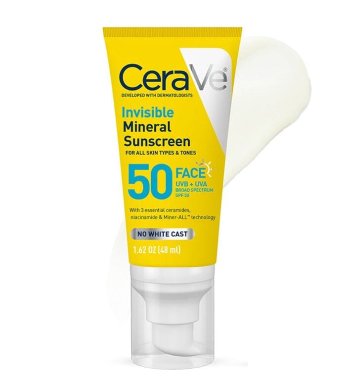 CeraVe - Invisible Mineral Sunscreen SPF 50 - 48ml - 48ml CeraVe - Invisible Mineral Sunscreen SPF 50 - 48ml - Image 1
