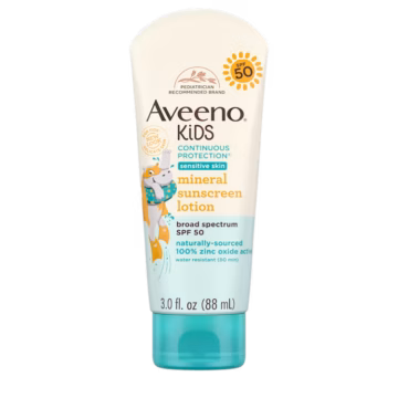 Aveeno - Kids Continuous Protection® Lotion Sunscreen with Broad Spectrum, SPF 50 - 88ml