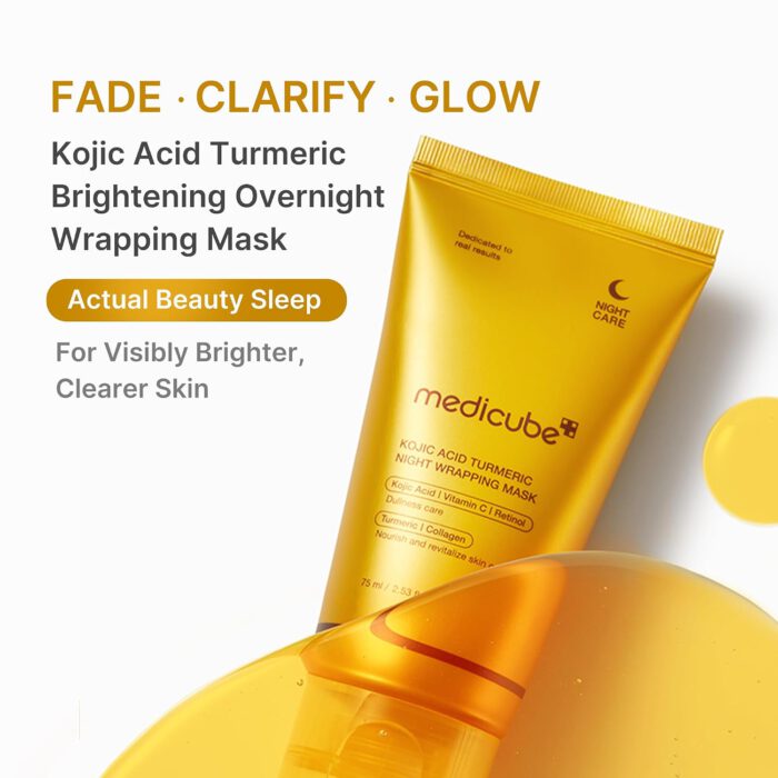 Medicube - Kojic Acid Turmeric Night Wrapping Mask - 75ml - 75ml Medicube - Kojic Acid Turmeric Night Wrapping Mask - 75ml - Image 1