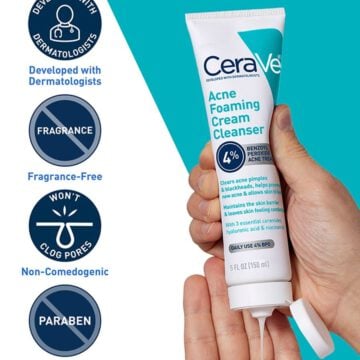Cerave - Acne Foaming Cream Wash with Benzoyl Peroxide - 150ml