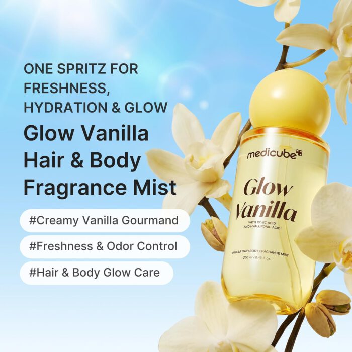 Medicube - Glow Vanilla Hair & Body Fragrance Mist - 250ml Medicube - Glow Vanilla Hair & Body Fragrance Mist - Image 1