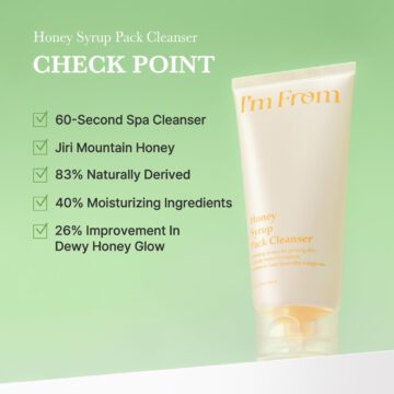 I'm From - Honey Syrup Pack Cleanser - 30g