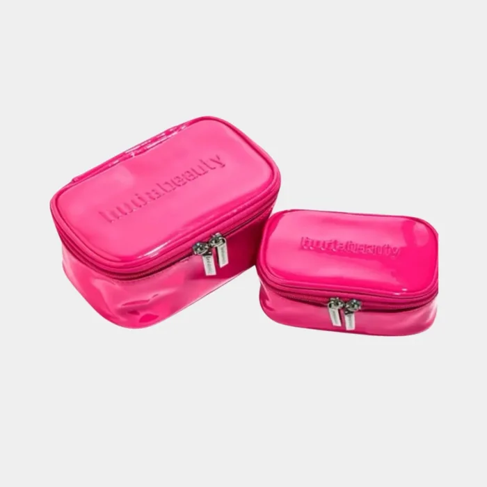 Huda Beauty - Pink Makeup bag - Small Huda Beauty - Pink Makeup bag - Image 1
